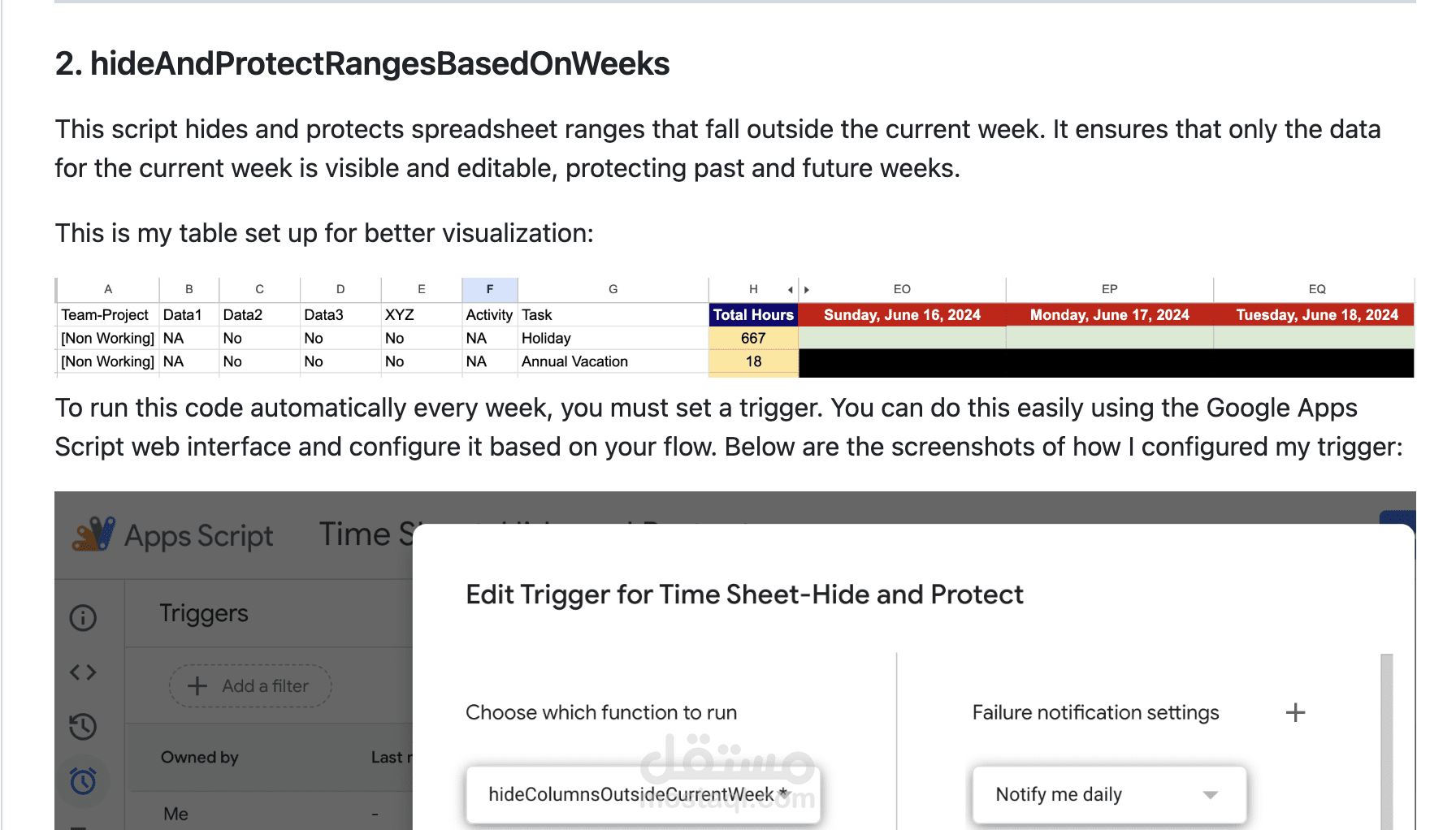 Timesheet Range Protection: Current Reporting Week Only