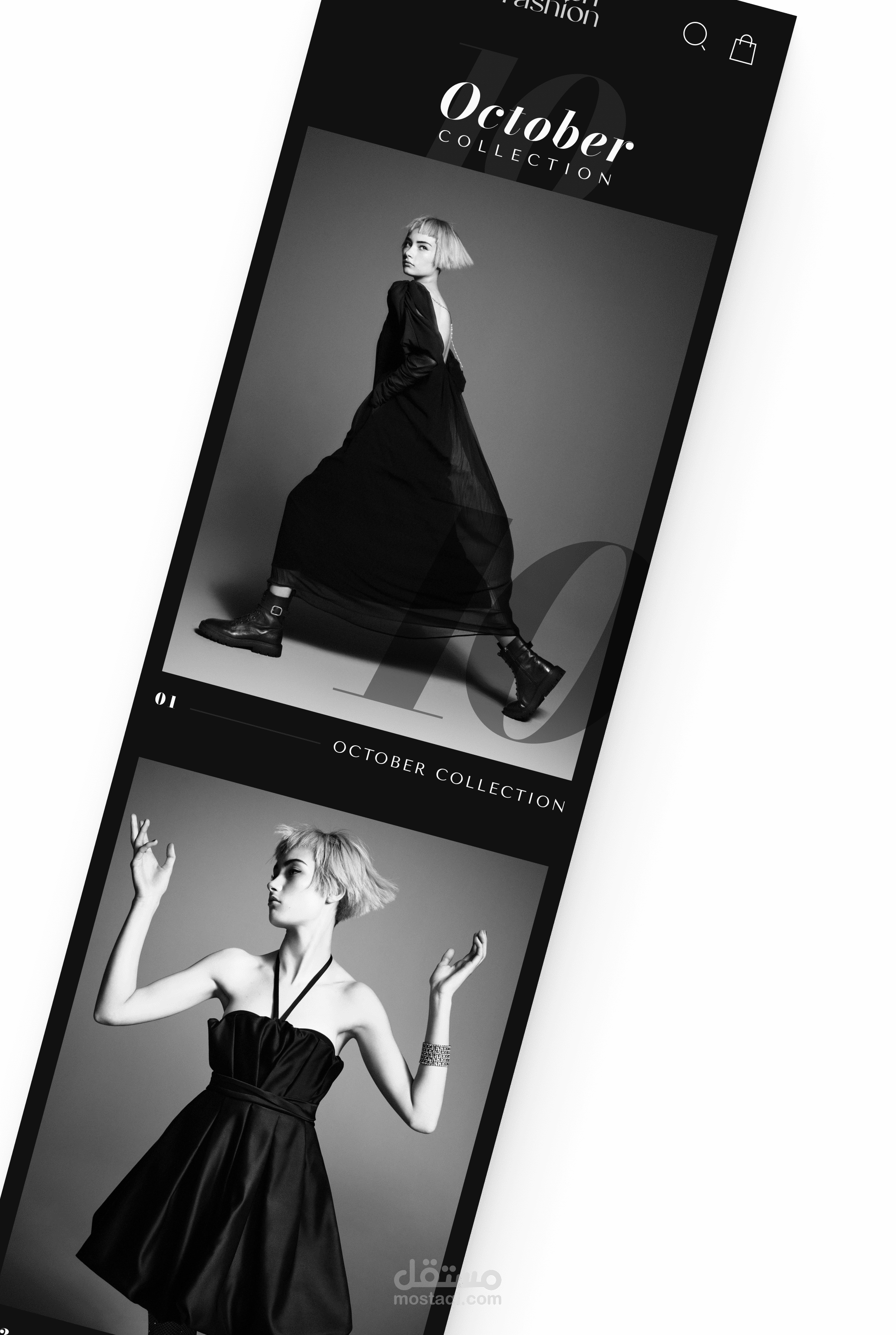 تصميم واجهة تطبيق أزياء عصري (Fashion UI Design) باستخدام Flutter