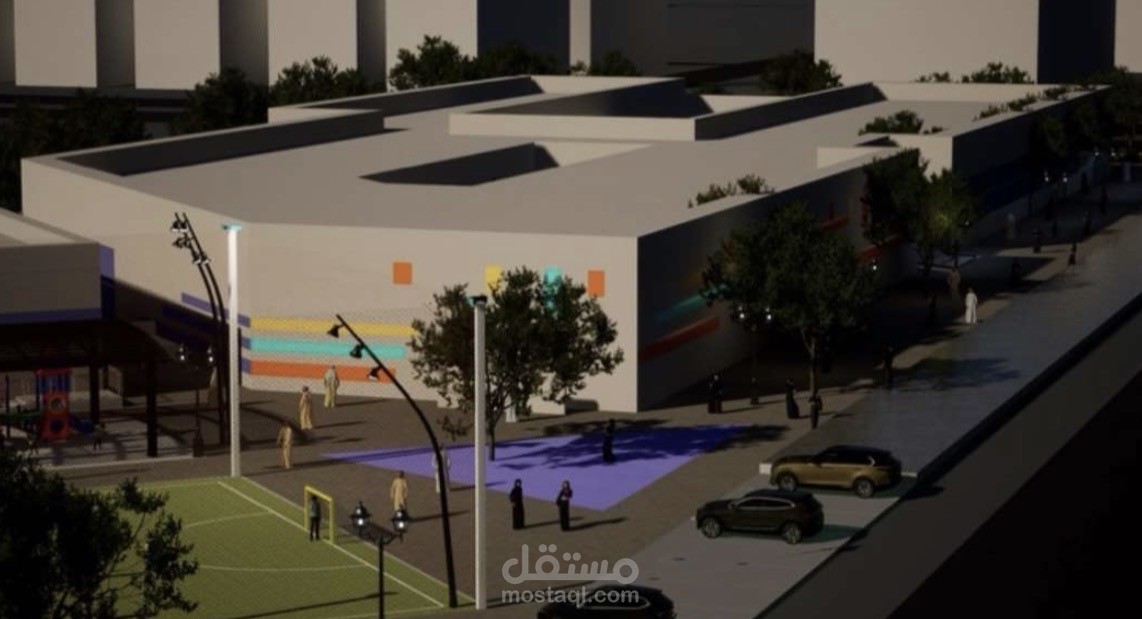 تصميم مركز ثقافي