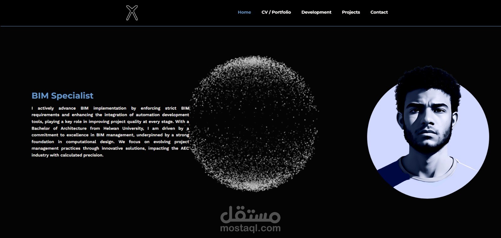 تصميم وتطوير موقع Portfolio احترافي