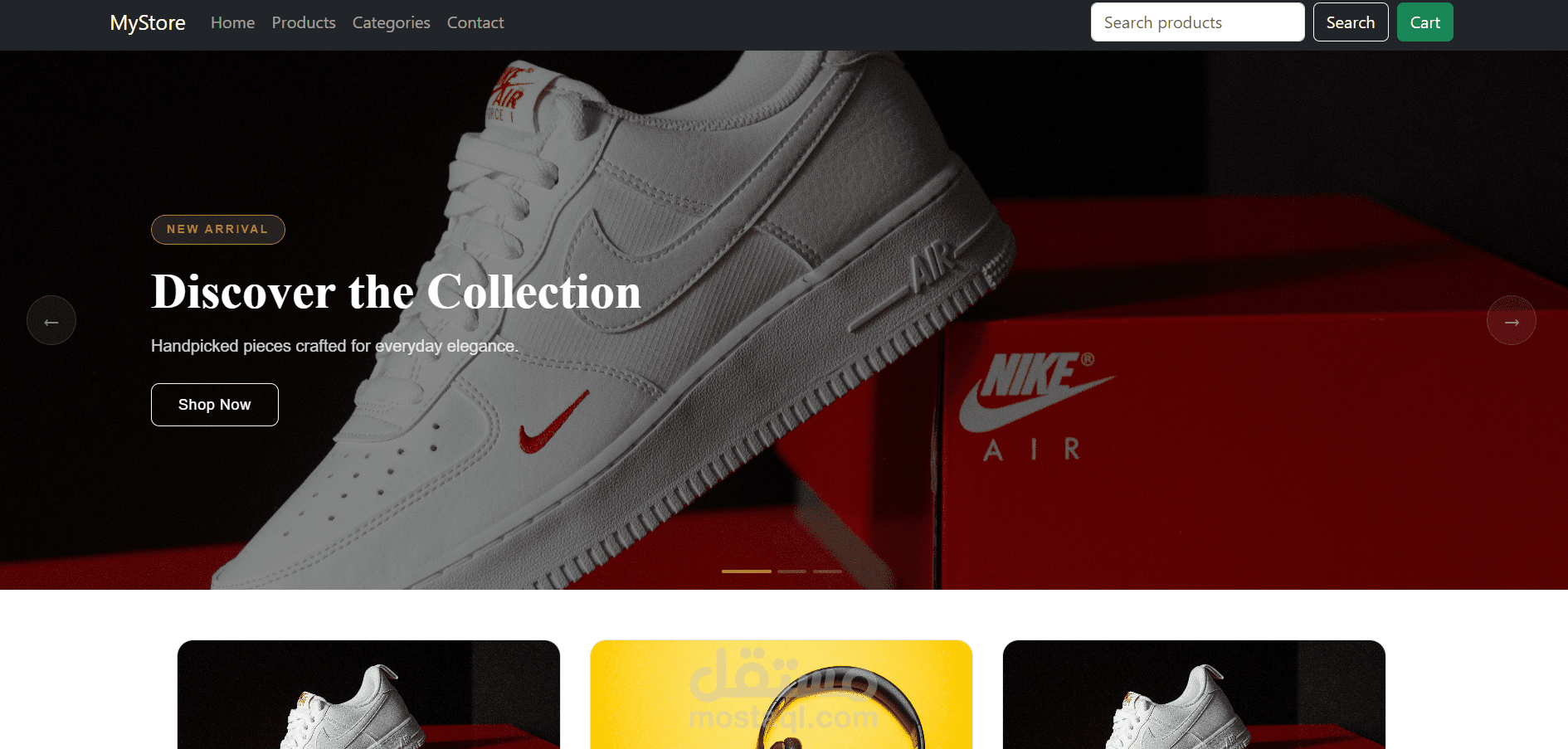 Angular 17 e-commerce web project called LUXE