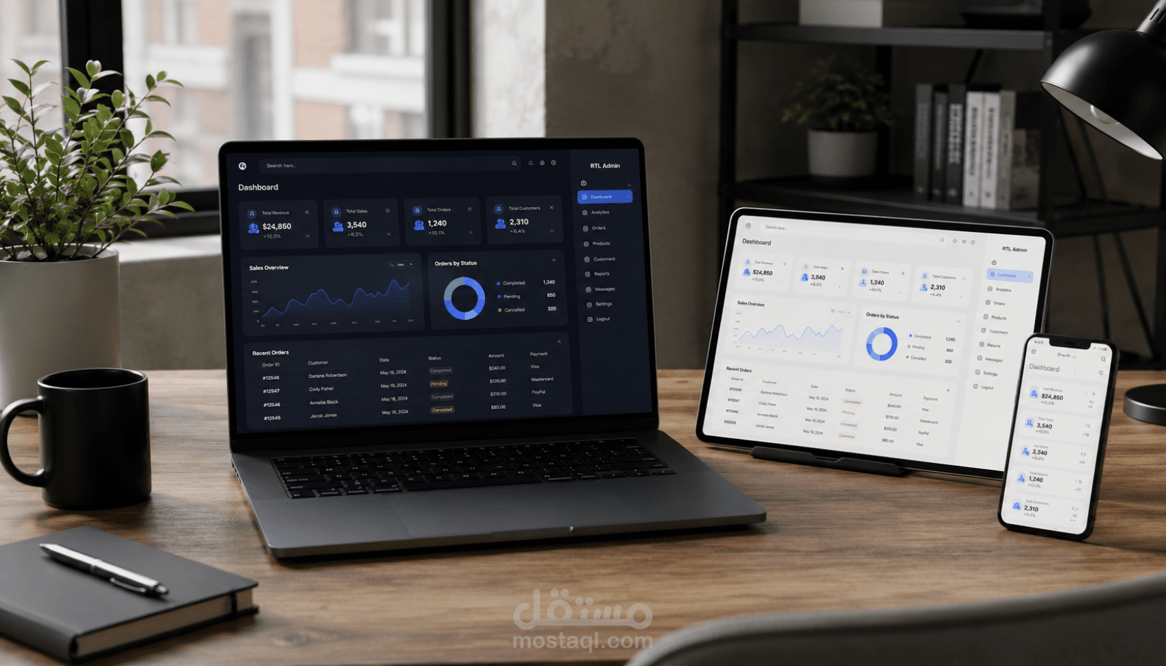 QASSET PLUS — منصة تقسيط هواتف ذكية  | Next.js · React · Dashboard