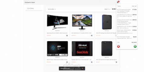 متجر إلكتروني متكامل (E-Commerce Store)