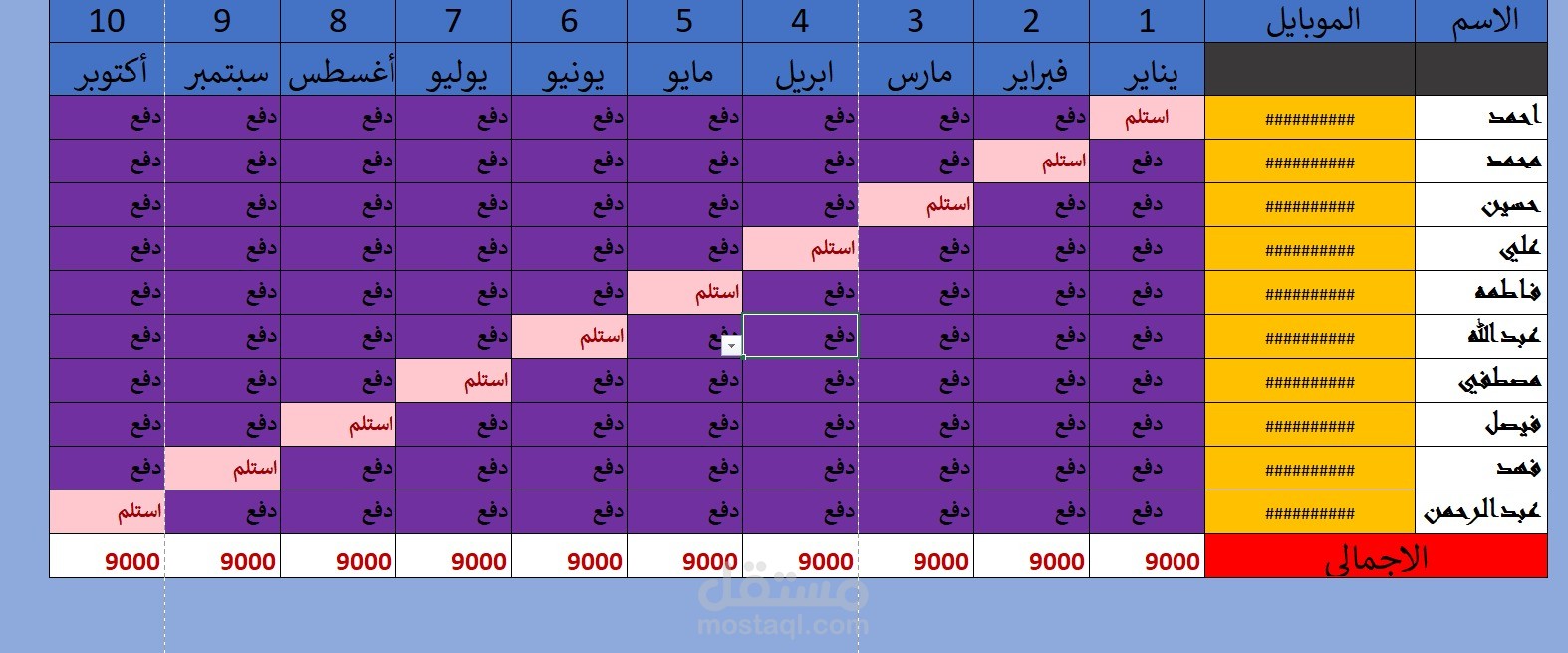 تفريغ وتنظيم بيانات من صور إلى Excel