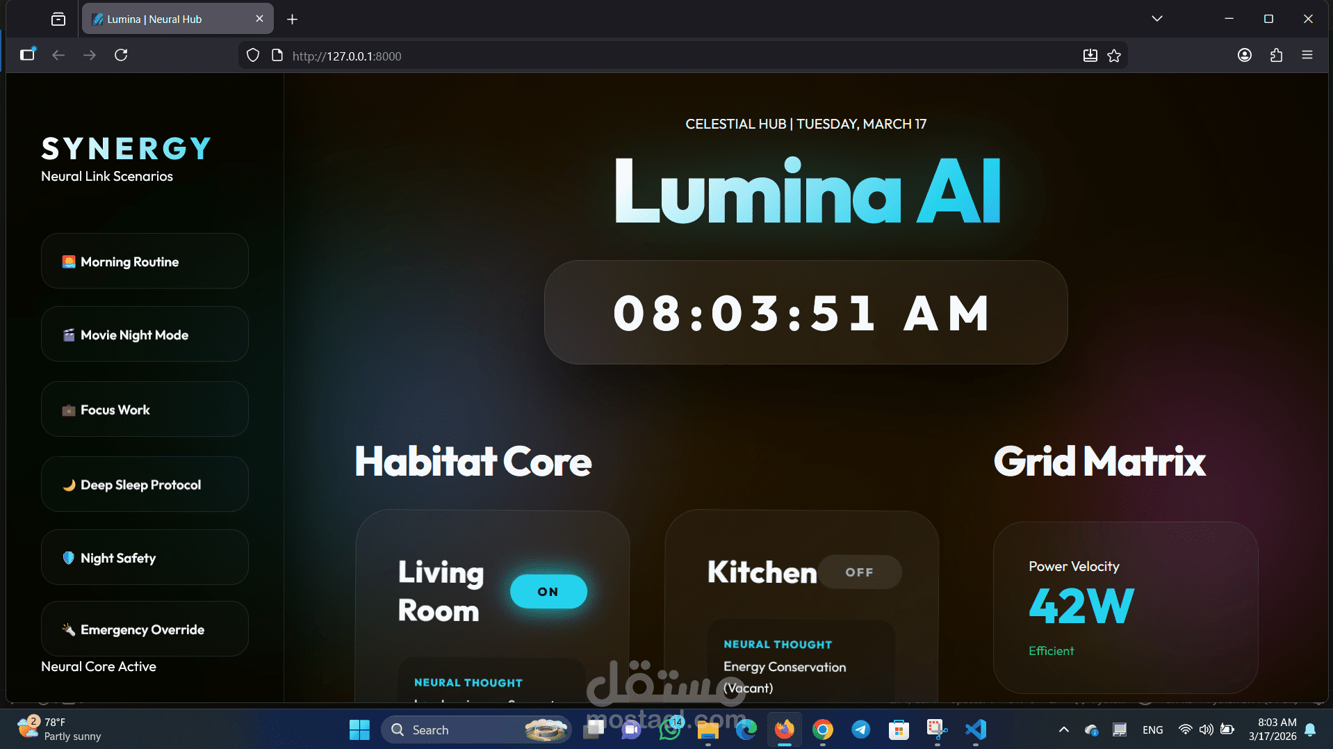 تصميم موقع بواسطة البرمجة المنطقية برولوج لترشيد الطاقة و توفيرها