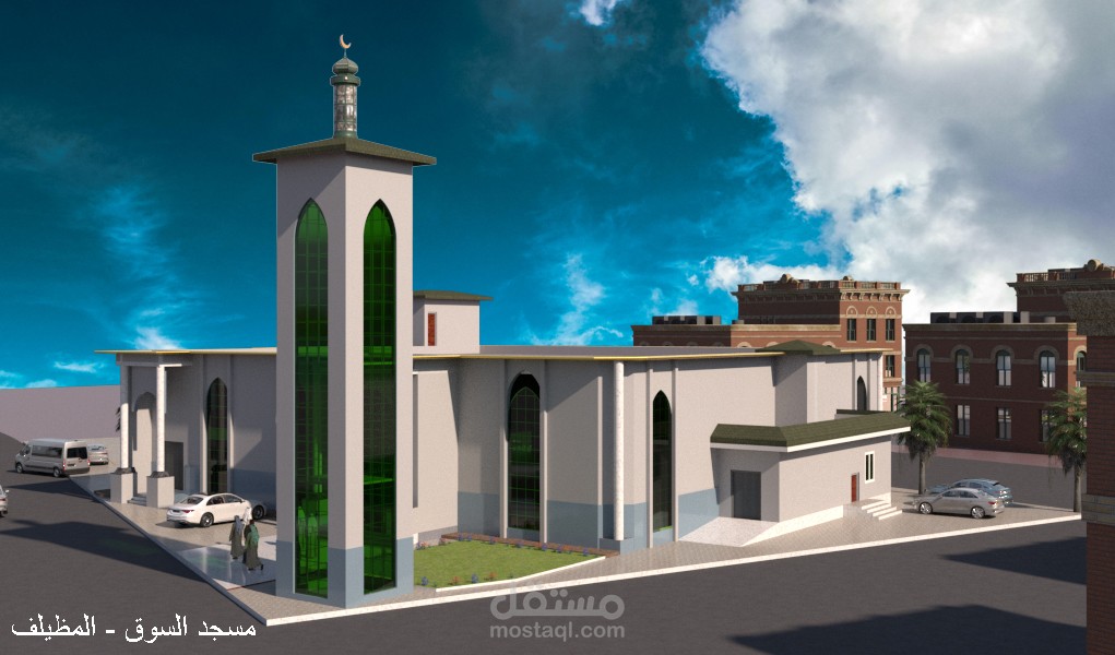 تصميم مسجد