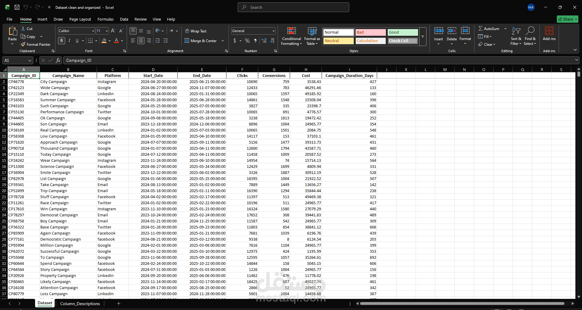 Data cleaning