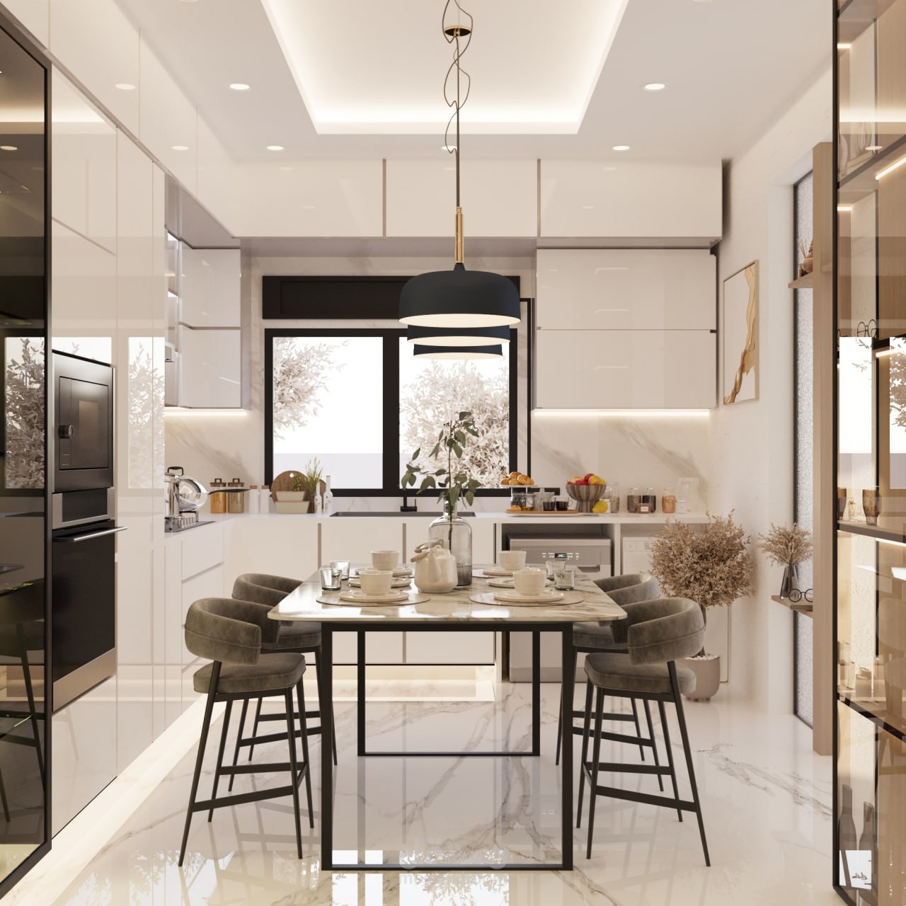 تصميم  مطبخ عصري