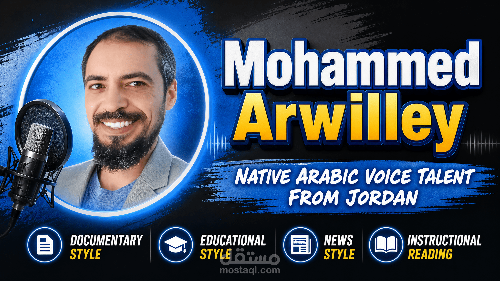 Mohammed Arwily — Arabic Voice Actor Demo | Native MSA Narration