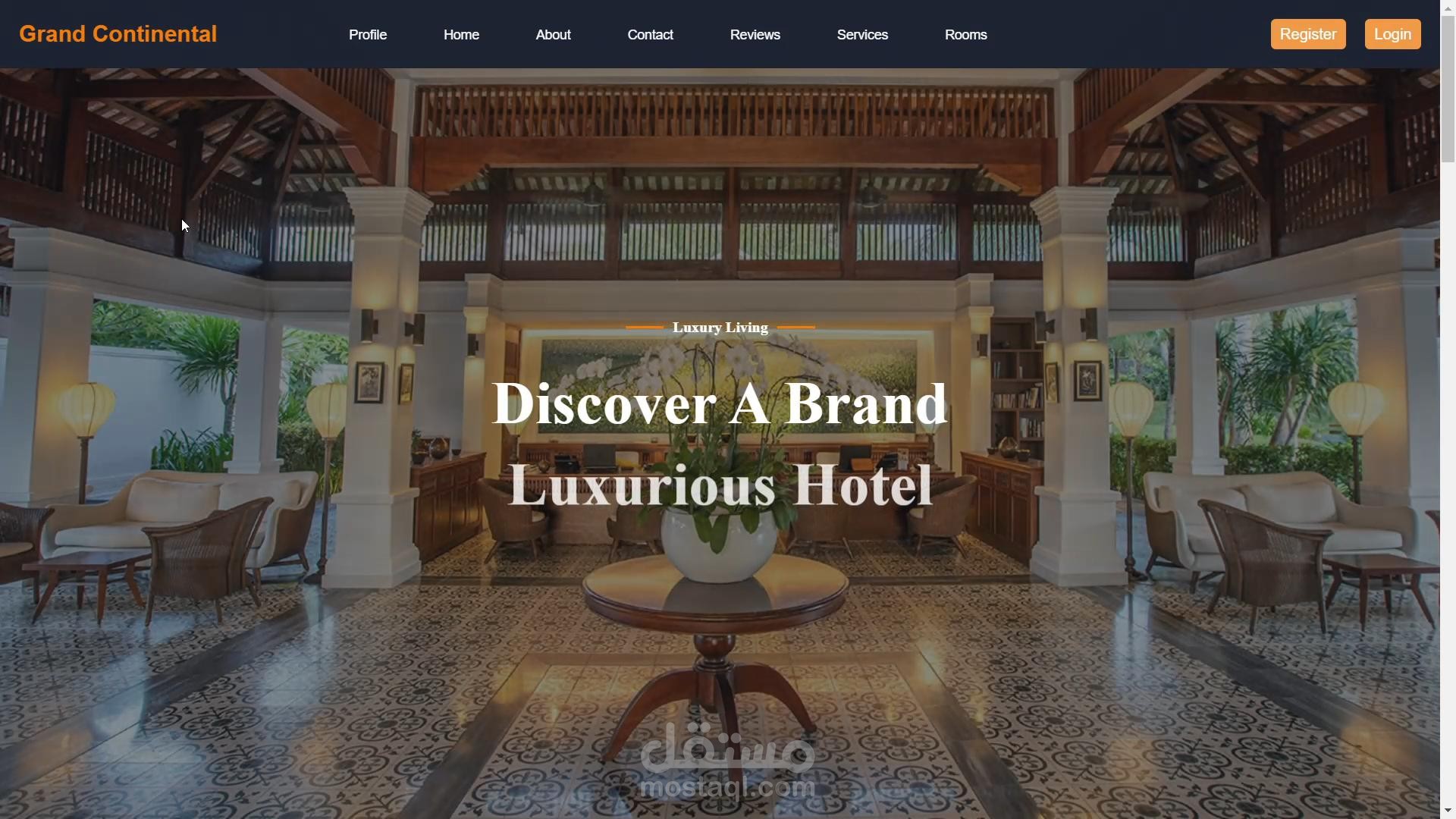 Grand Continental Hotel (Web & App)