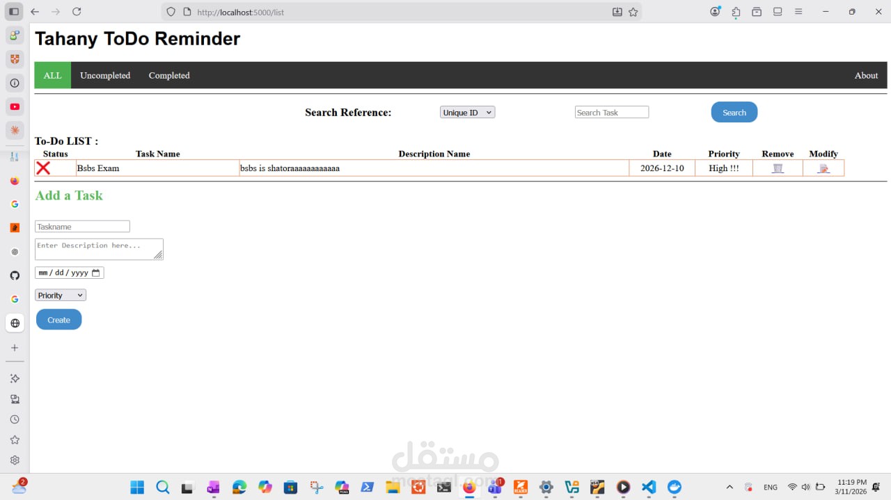 Flask ToDo List Web App with MongoDB — Dockerized Multi-Container Architecture