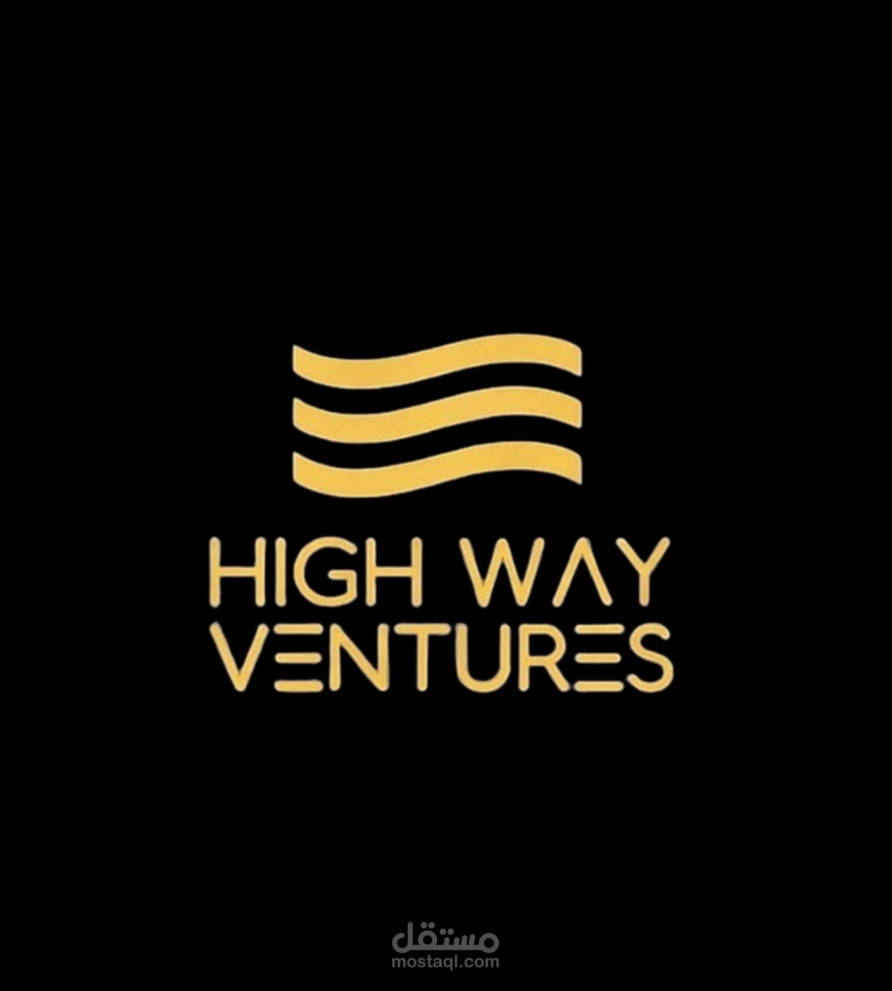 تصميم وإدارة الهوية البصرية لشركة ريادية (Highway Ventures)