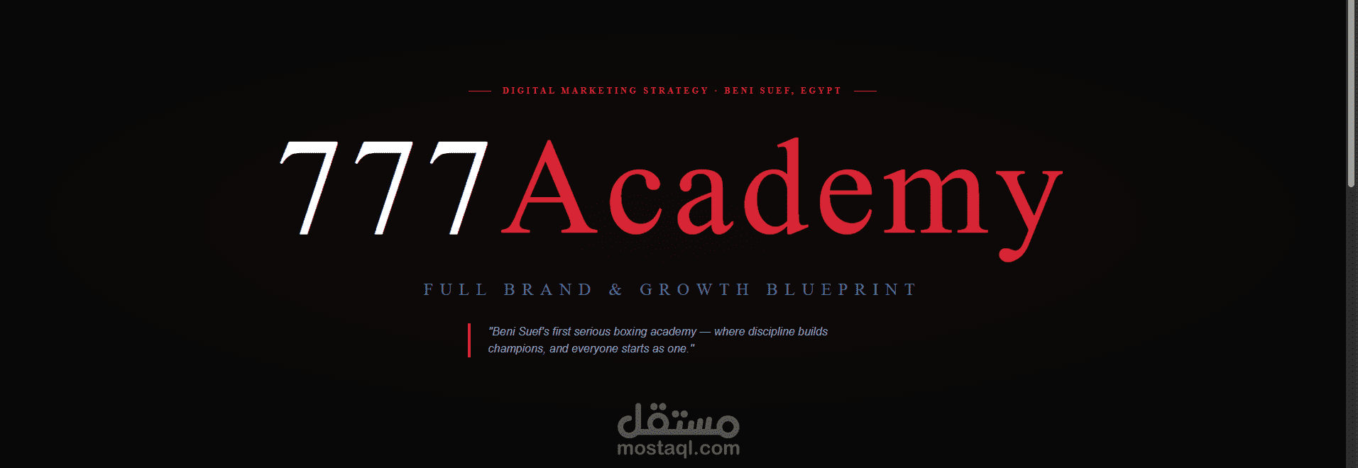 777 Academy — زيادة 140% في العملاء المحتملين عبر Meta Funnels لأكاديمية رياضات قتالية