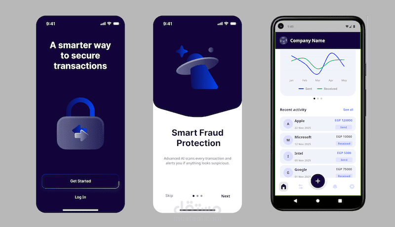 Secure B2B App – Enterprise Business