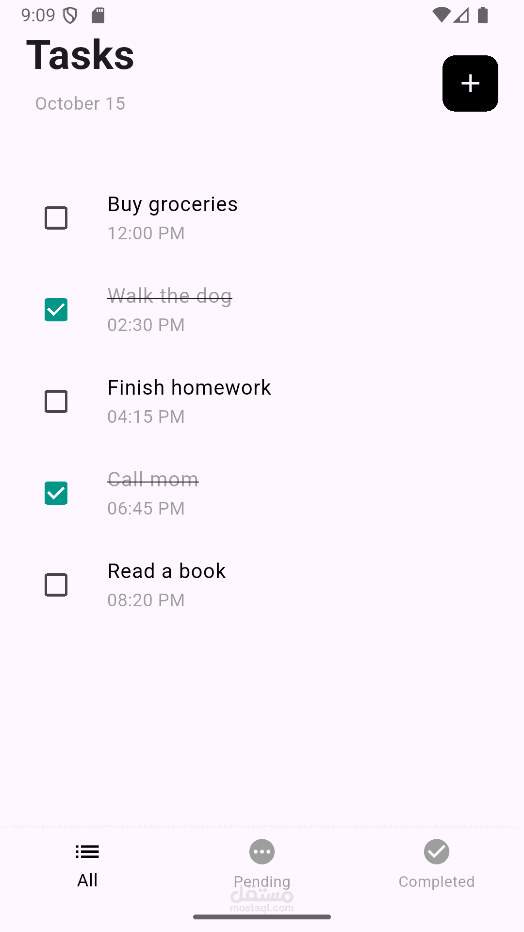 تطبيق إدارة المهام (ToDo App) باستخدام Flutter مع Local Storage