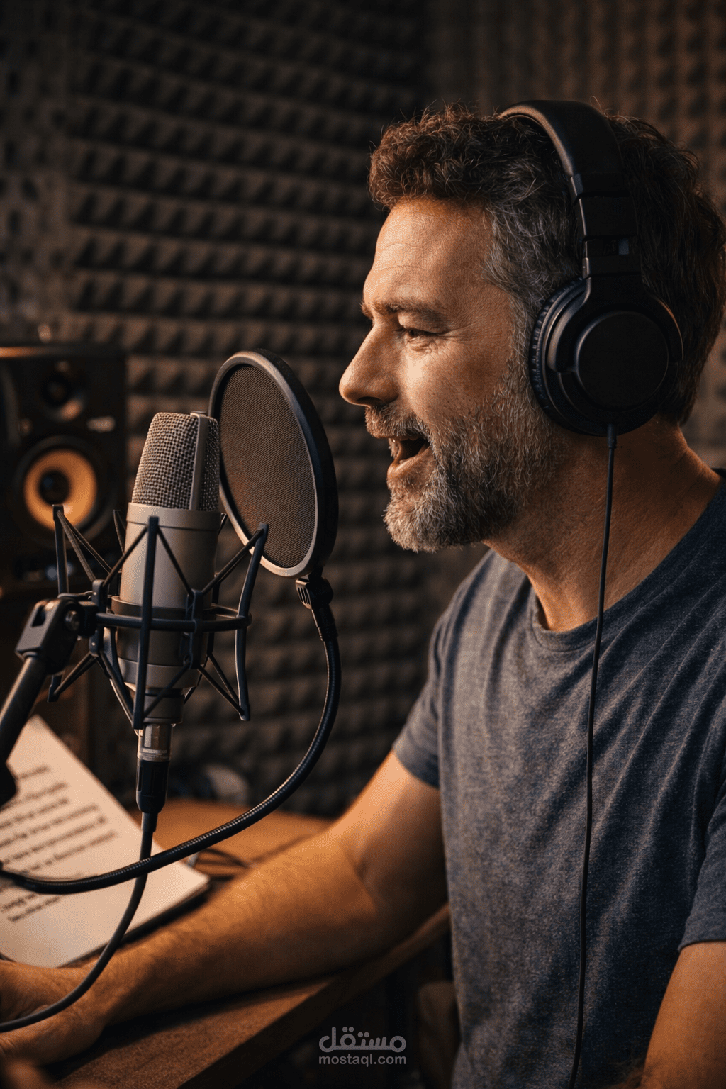 عينة الأداء العام - خامة رخيمة ولغة عربية فصحى.