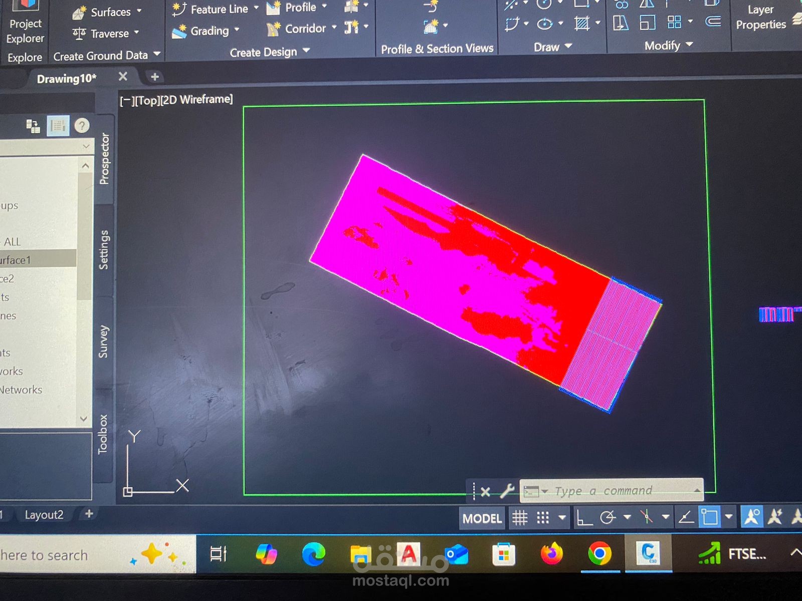 أقدم خدمة حساب الكميات باستخدام Civil 3D بدقة واحترافية، تشمل أعمال الحفر والردم والطرق والمرافق، مع تسليم تقارير جاهزة (Excel / PDF) في أسرع وقت.