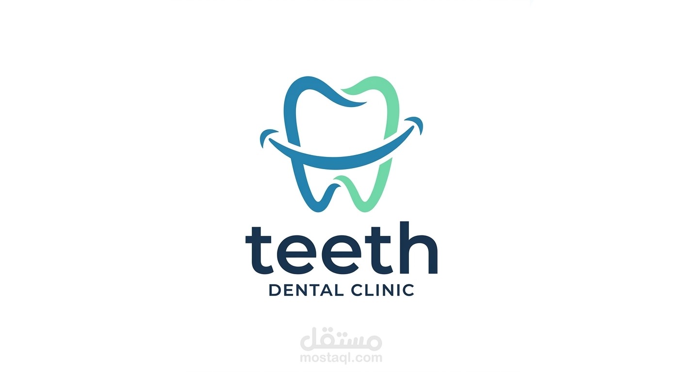 تصميم شعار لعيادة اسنان باسم " teeth "