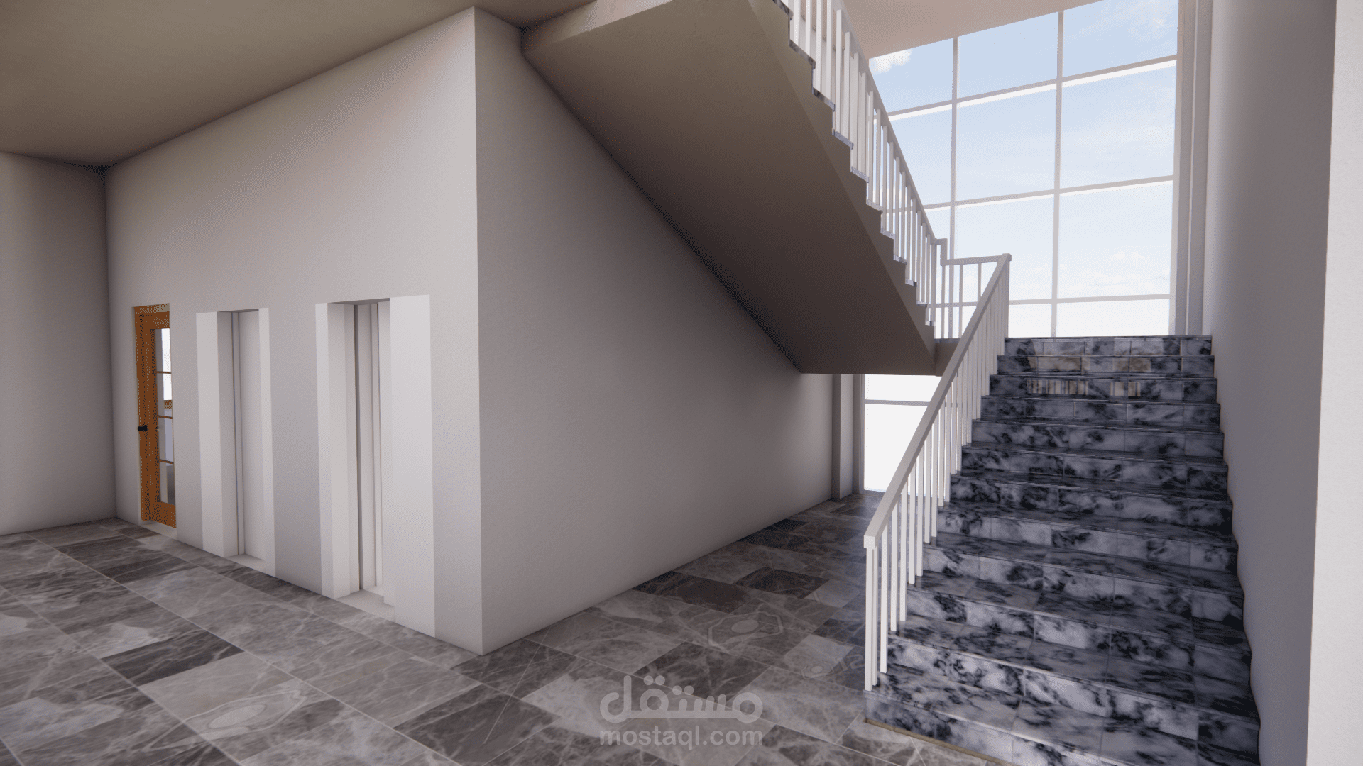 مطابقة الConcrete dimensions مع المسقط المعماري