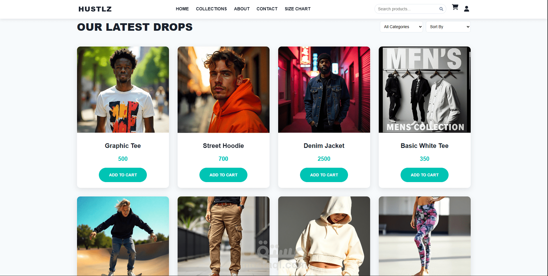 موقع إلكتروني لعلامة تجارية محلية