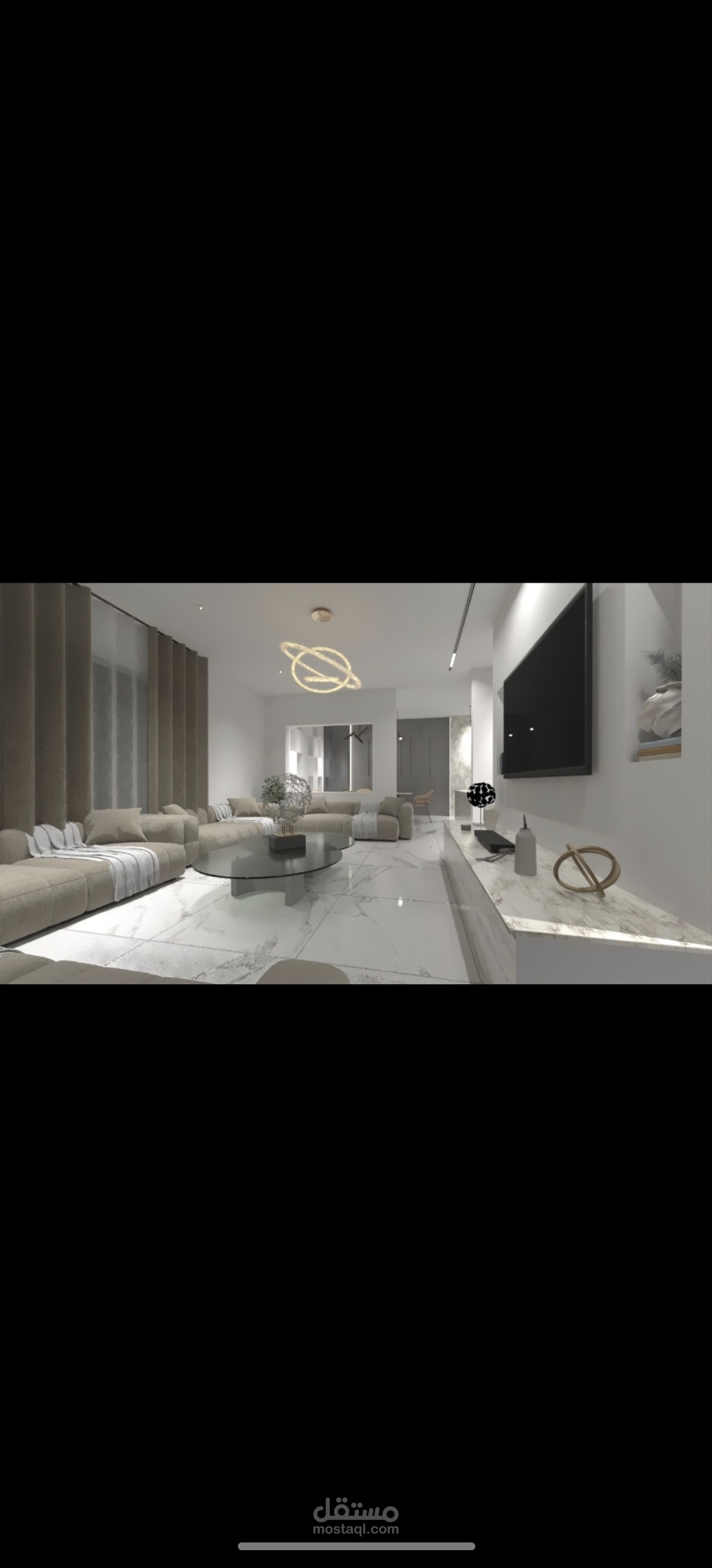 صالة للبيت بتصميم عصري