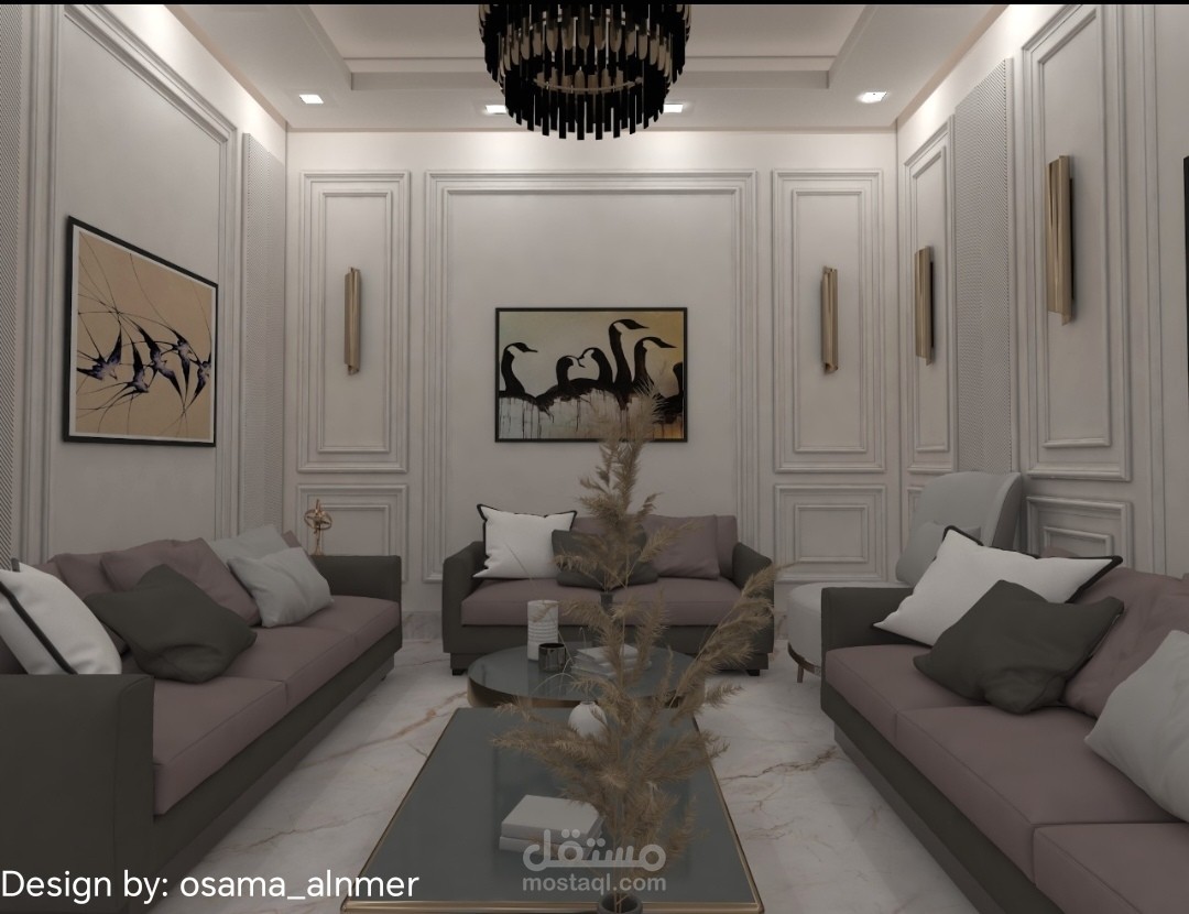 تصميم صالة مودرن