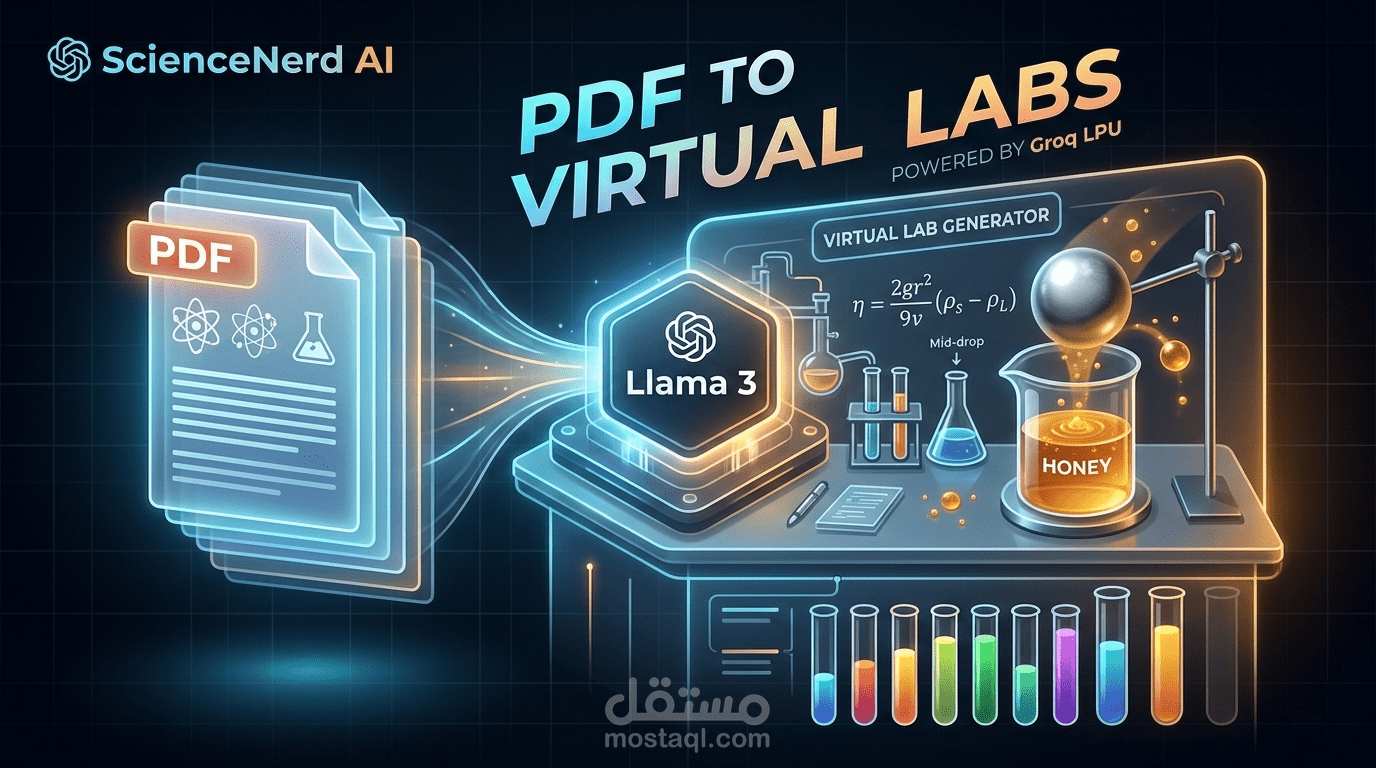 منصة ScienceNerd: تحويل الدروس الجامدة إلى تجارب معملية وألعاب تفاعلية بالذكاء الاصطناعي