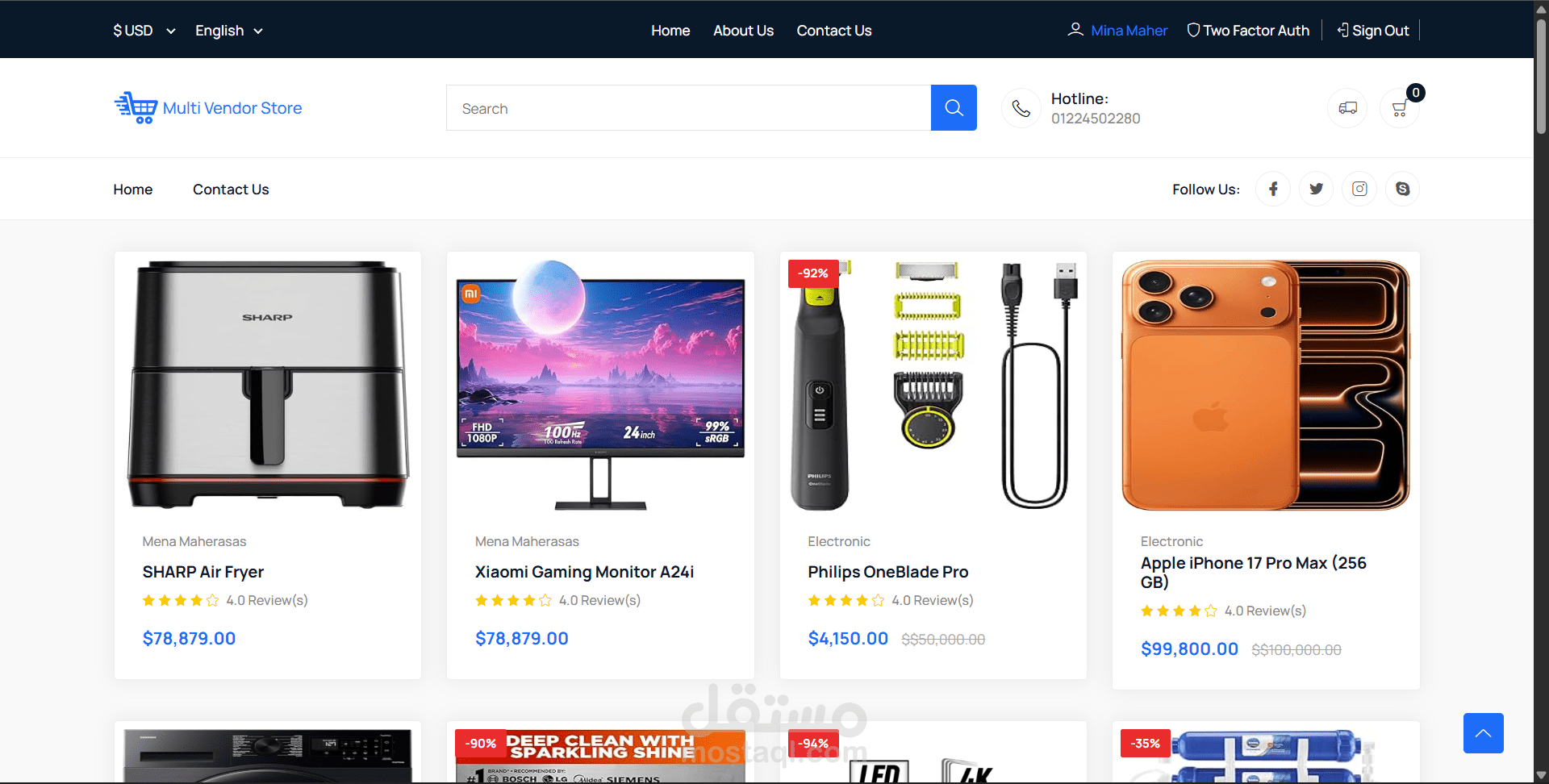 ? Multi-Vendor E-Commerce Platform (Laravel)