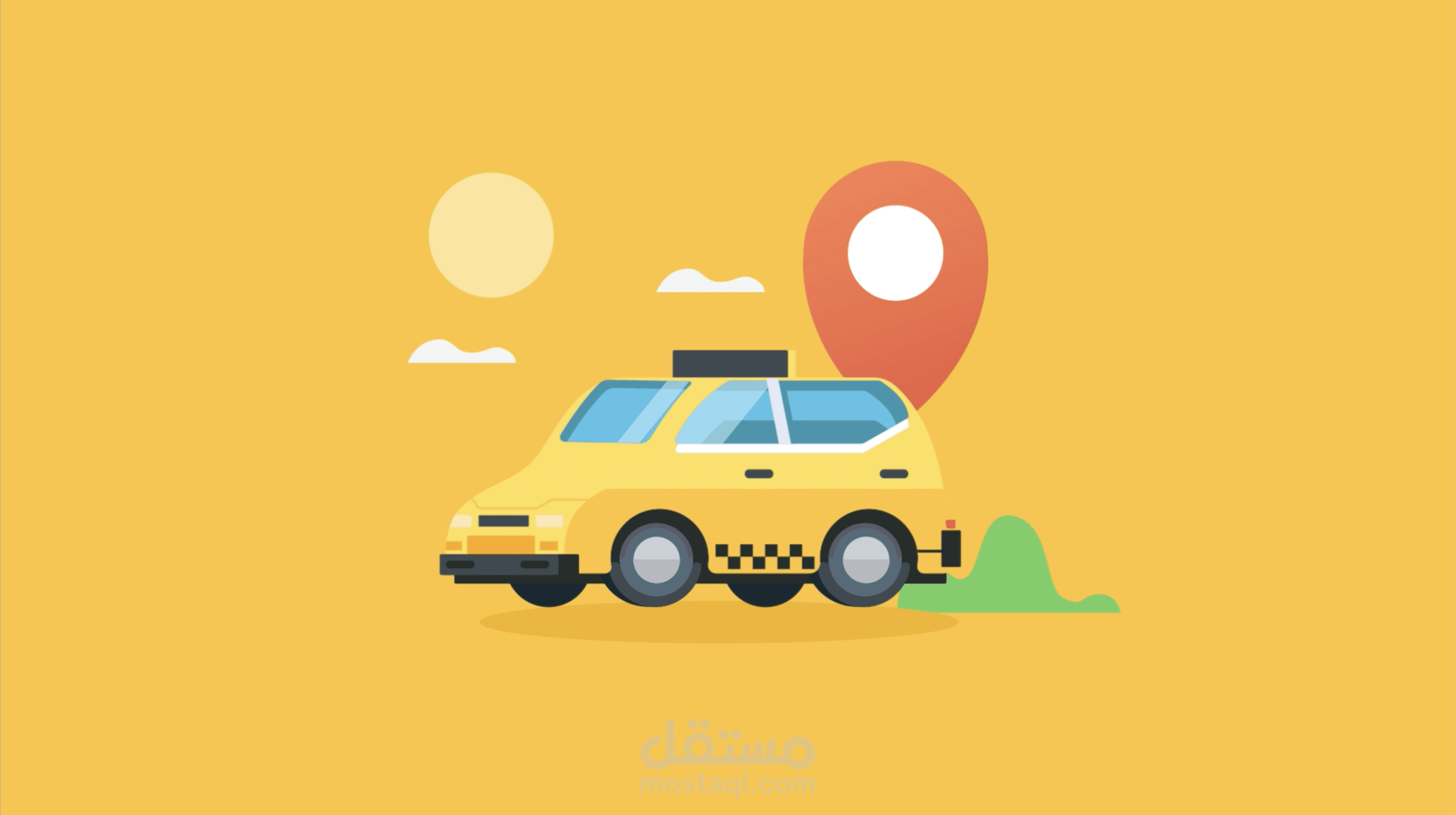 Taxi driver application advertisment