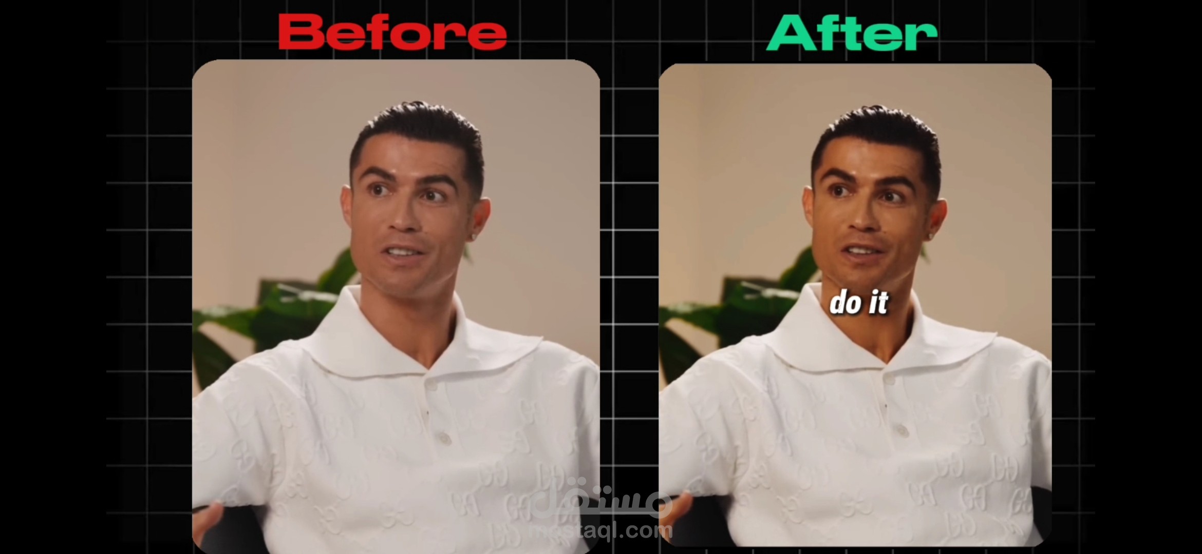 مونتاج بإستخدام الcaption و الeffect