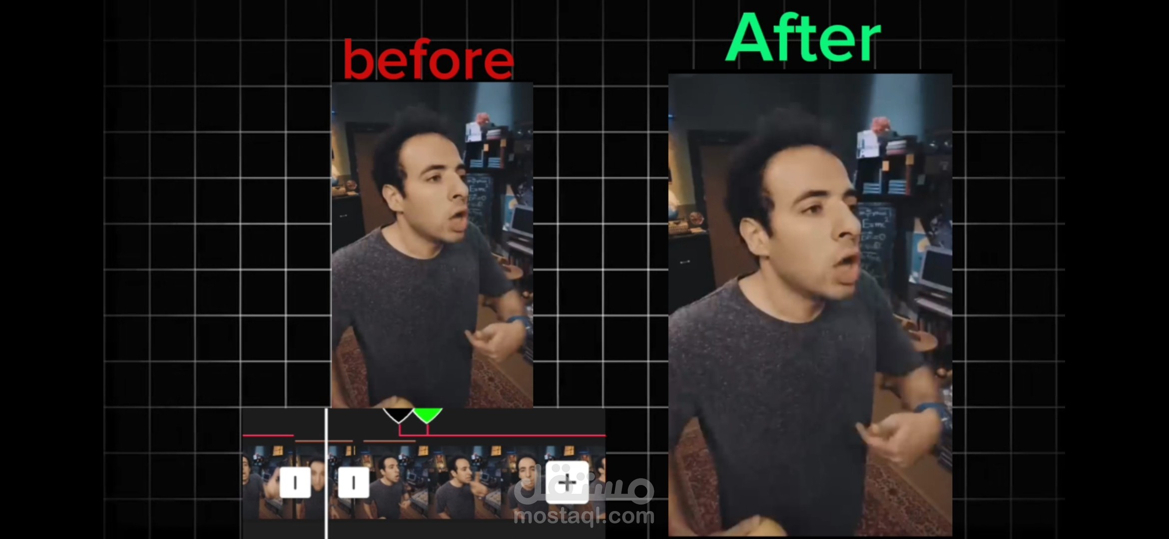 مونتاج بإستخدام الeffects و الcaption