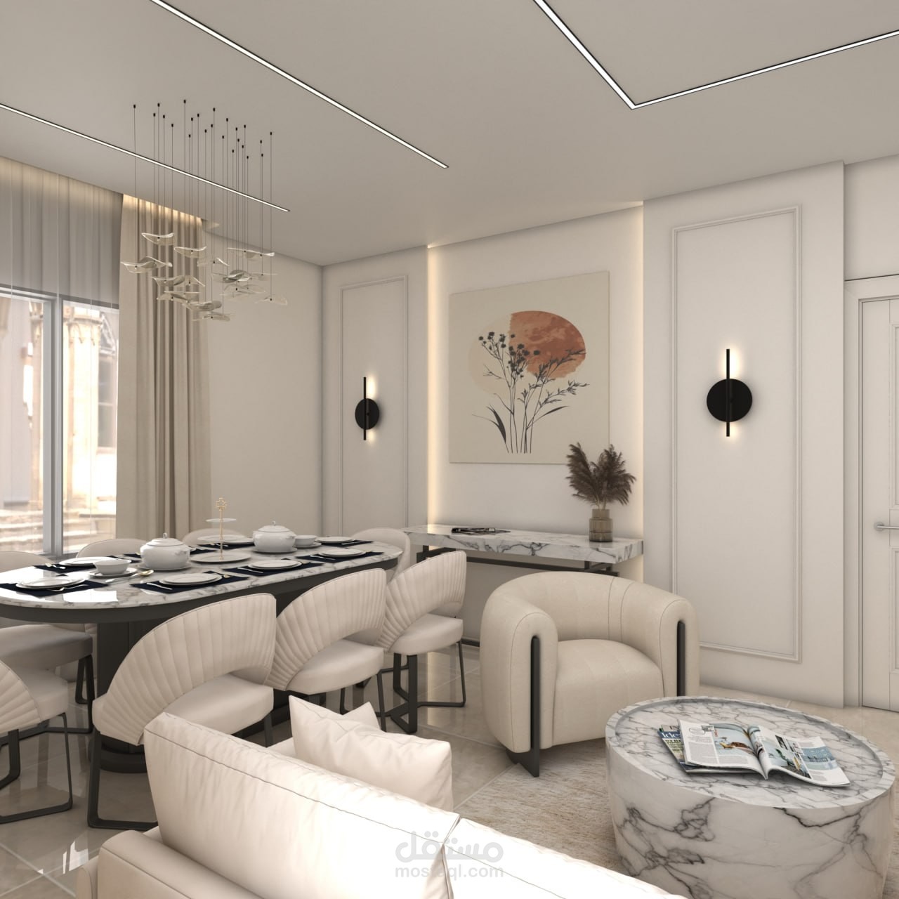 neo classic guest room