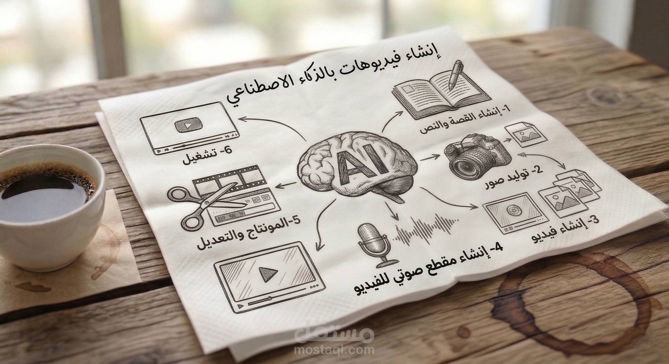 احد الفديوهات التي صنعتها بأستخدام ال AI