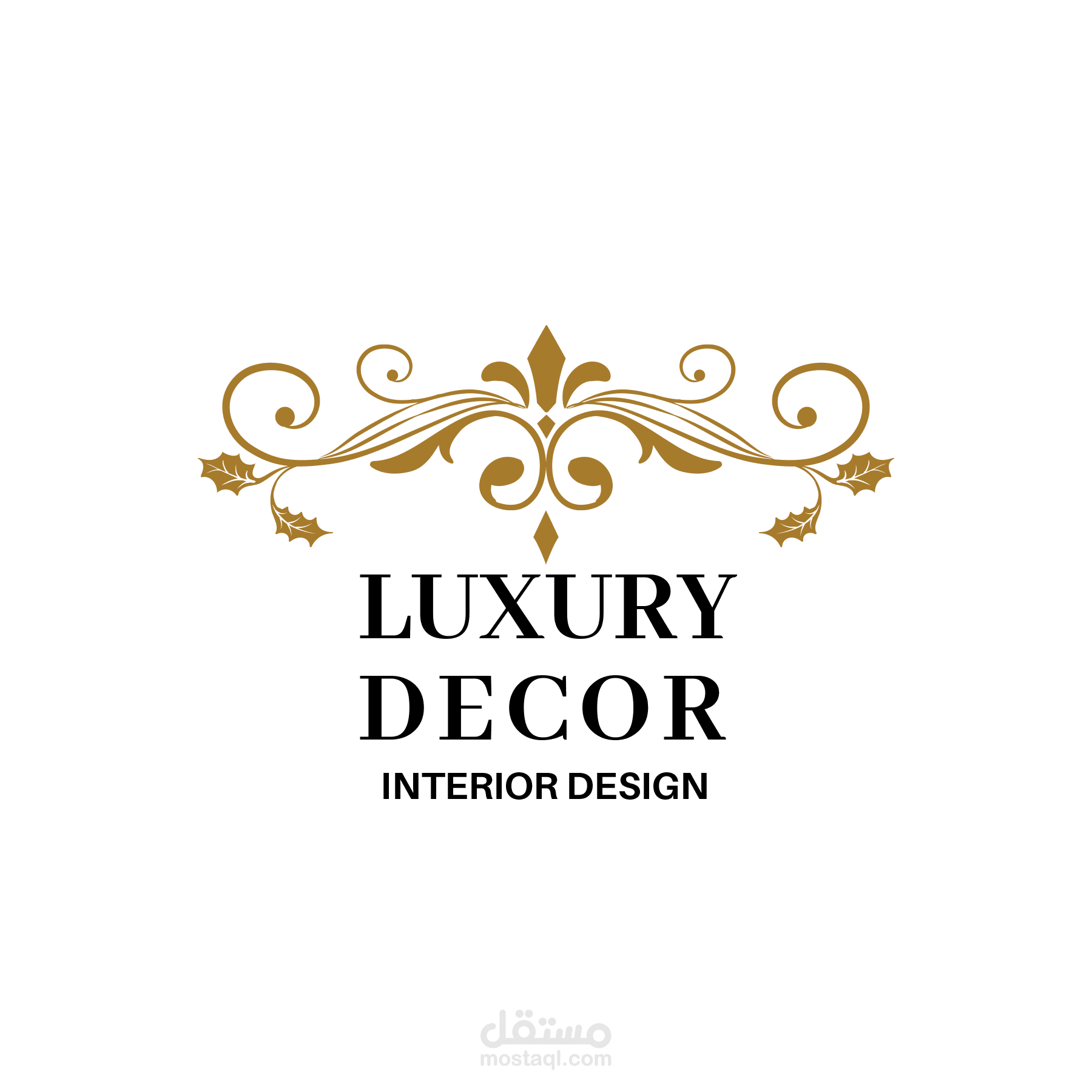 تصاميم عروض إعلانية لشركة ديكور )luxury decor)