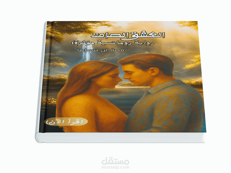 تصميم غلاف العشق الصامت