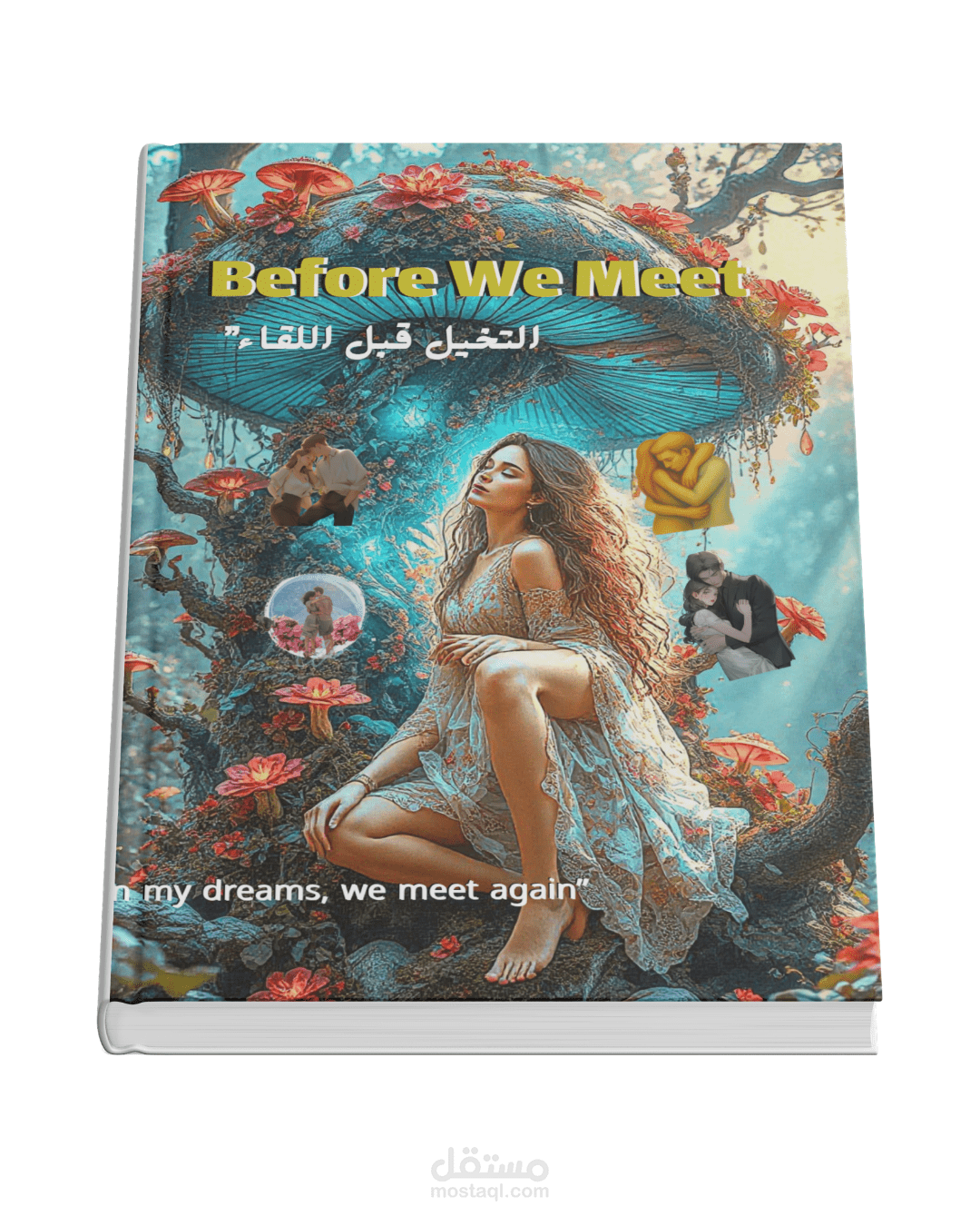 تصميم غلاف (before we meet ) التخيل قبل اللقاء