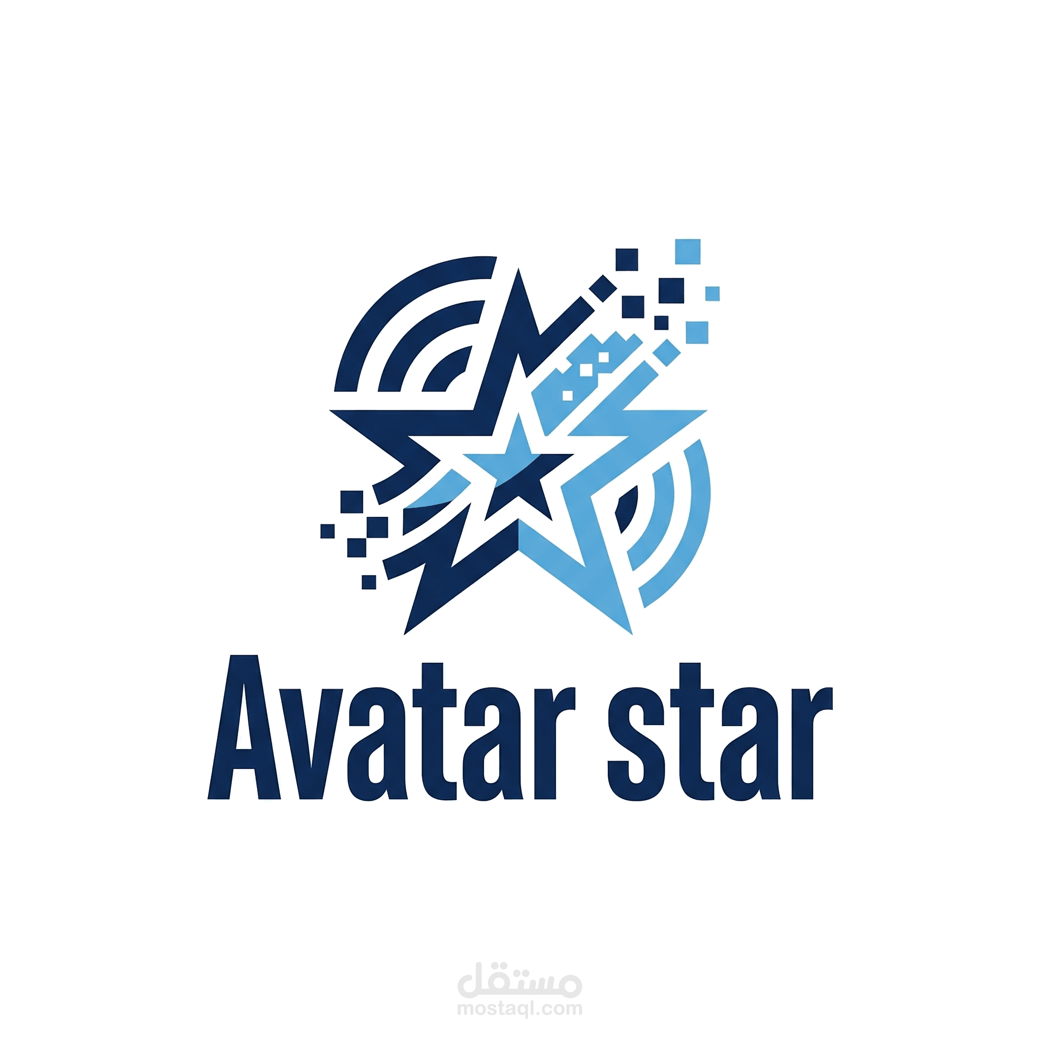 تصميم شعار اسمه avatar star