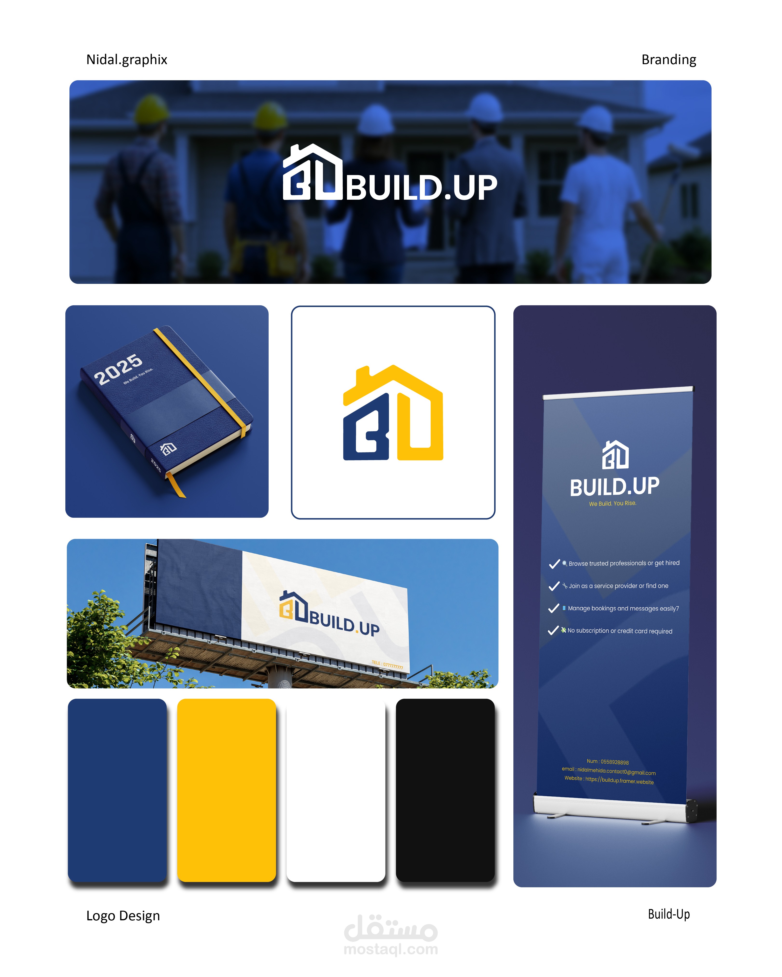 Build-Up Logo Design – Premium Branding