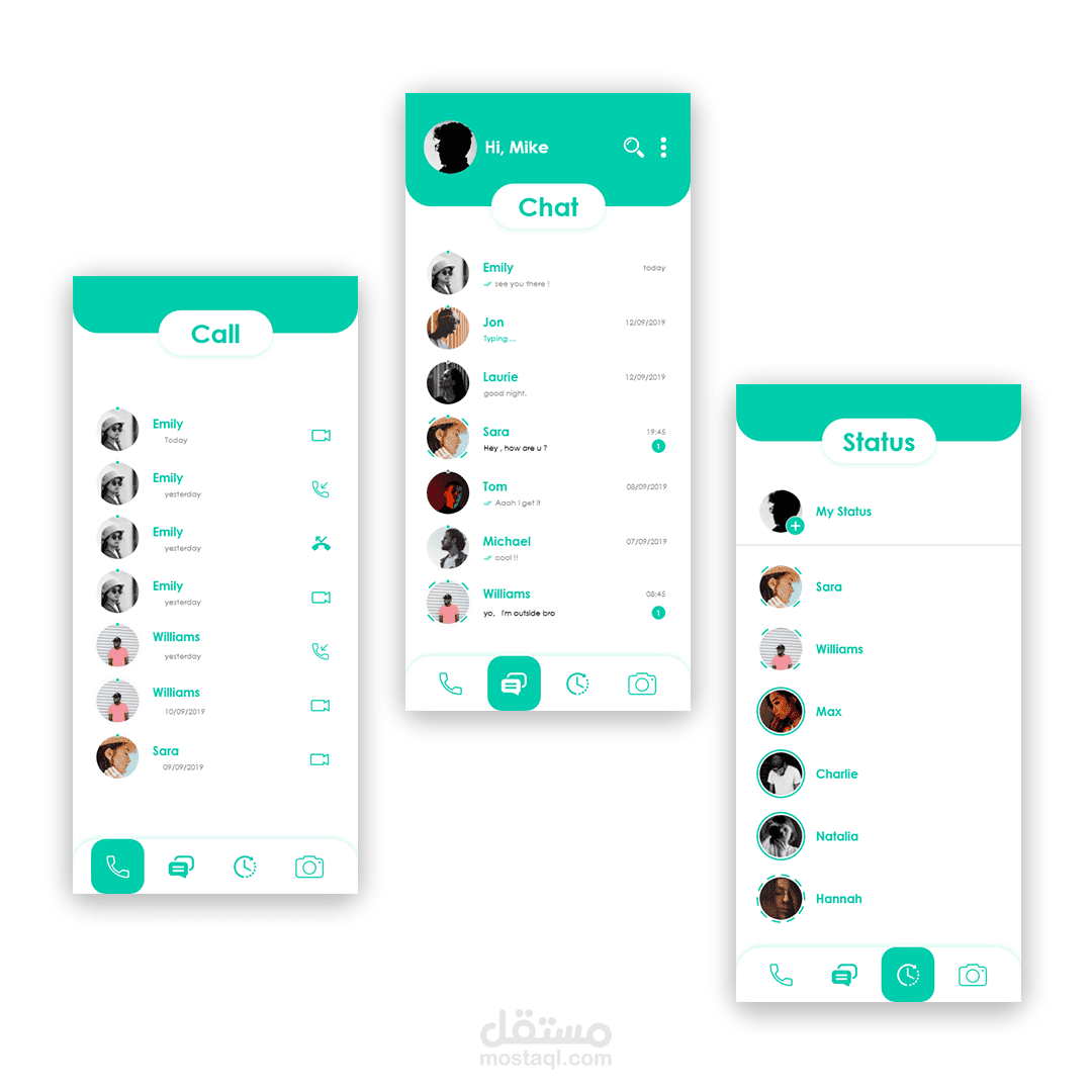 whastapp redesign ui/ux