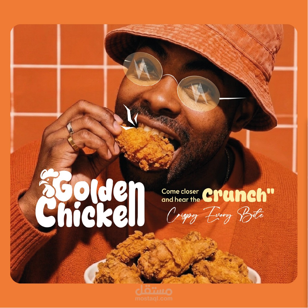 Gold Chicken — Brand Identity & Visual Design