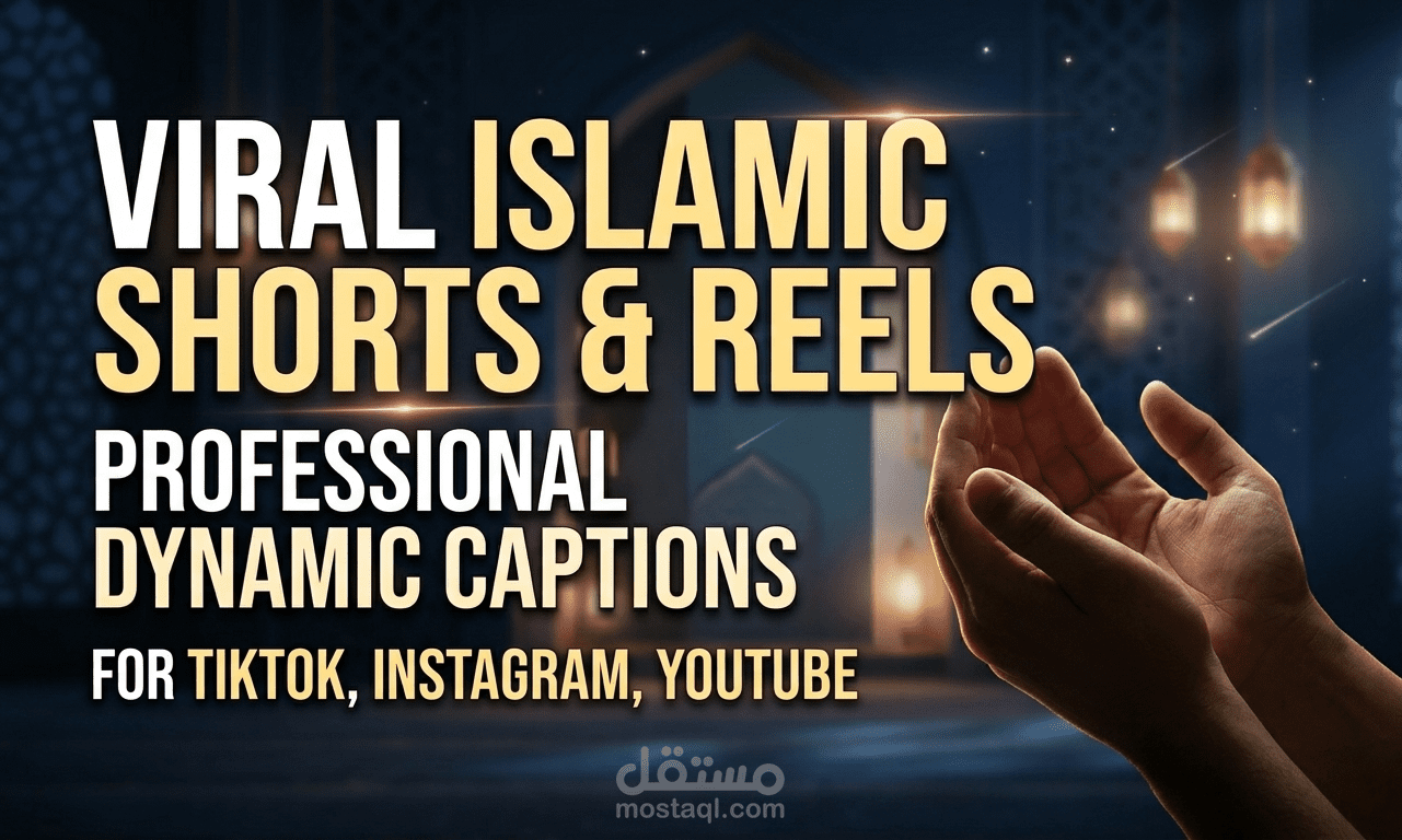 تصميم فيديوهات المواعظ الدينية المشهورة بشكل احترافي
