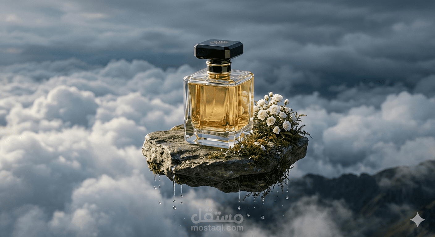 اعلان لعطر فاخر