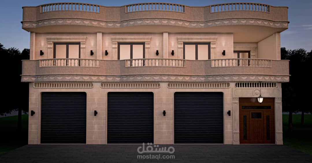 واجهة حجر صخري