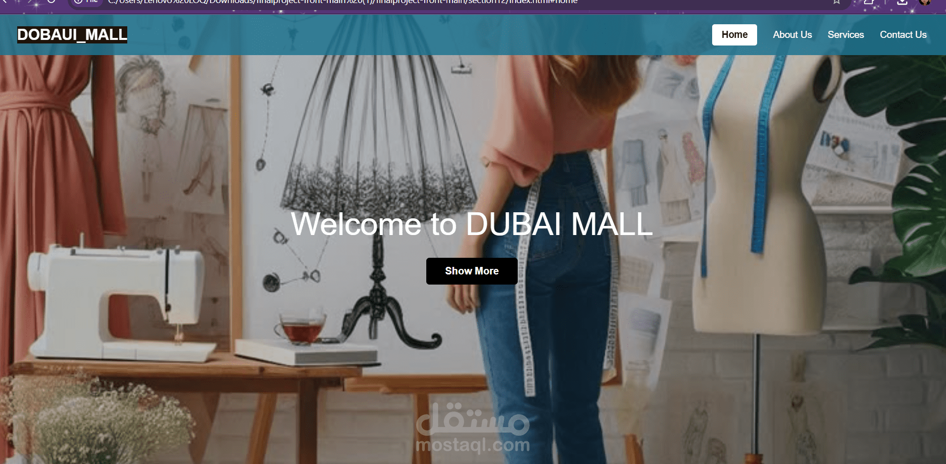 MegaMall Website Design