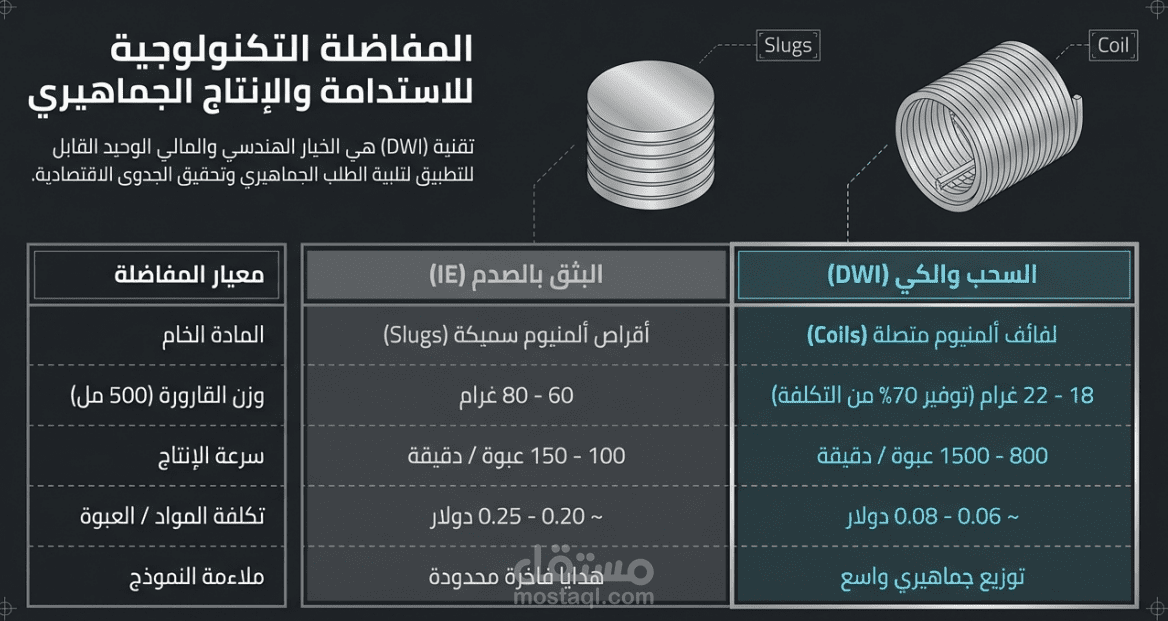 الدراسة الفنية والتحليل التقني المتكامل لمشروع "مياه الألومنيوم": رؤية بغداد 2026