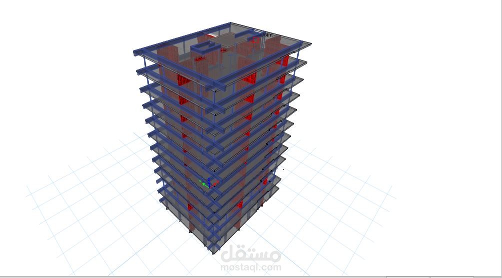تصميم برج 12طابق