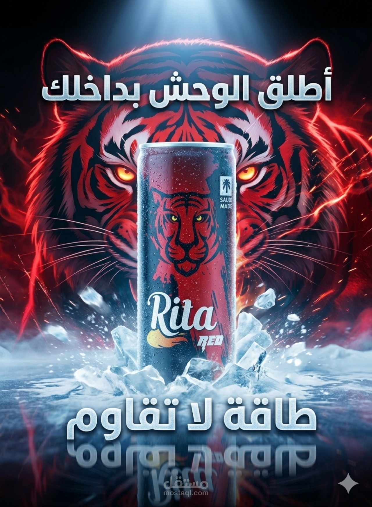 تصميم إعلان احترافي عالي الجودة.