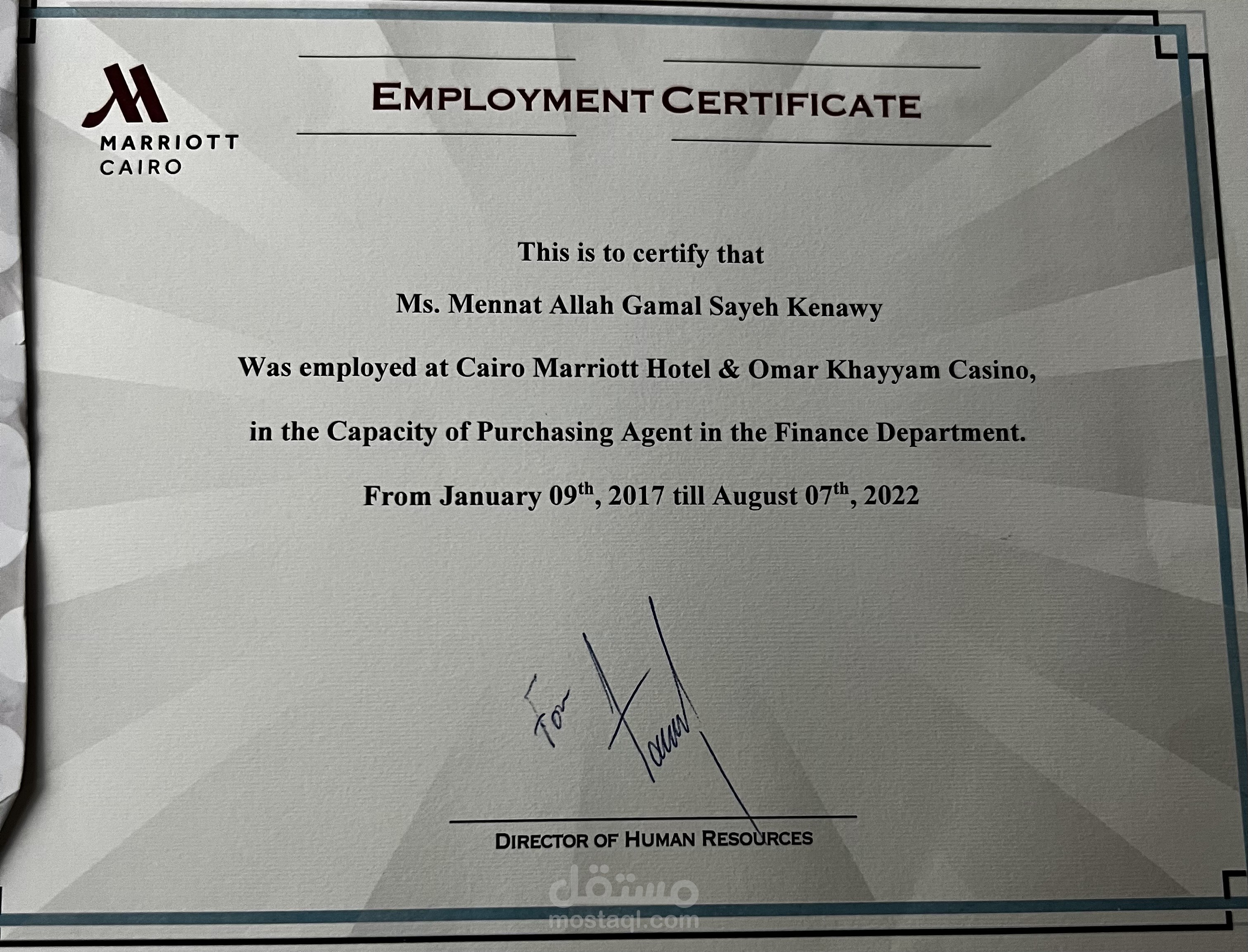 Purchasing specialist