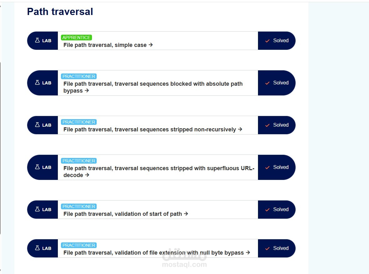 ثغرات Path Traversal
