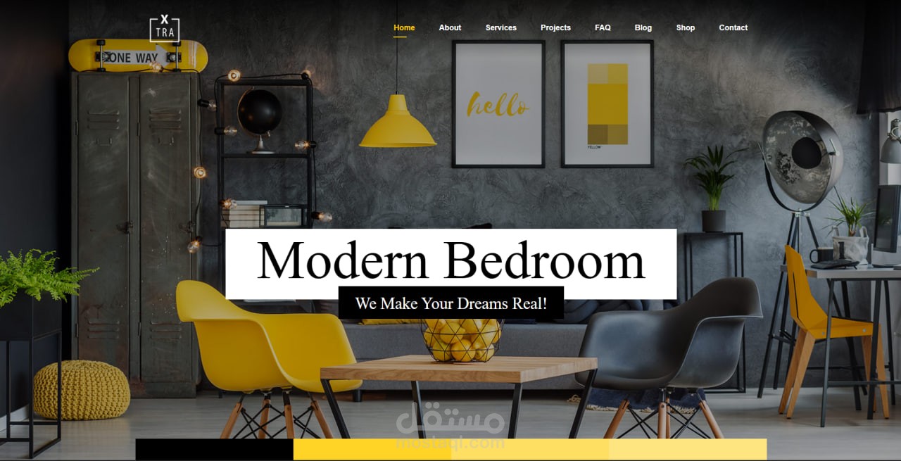 Responsive Interior Design Website – Frontend Development